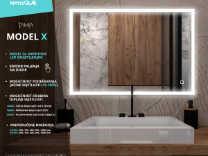 LED OGLEDALO - MODEL X