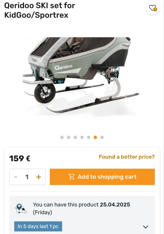 Qeridoo sportrex 2 prikolica biciklo