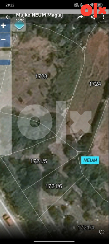 Prodaja  Zemljist U  NEUMU IZNAD TIHE LUKE pogled prema moru 3