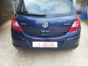 OPEL Corsa korsa D 4/5v plavi zadnji branik karambolka