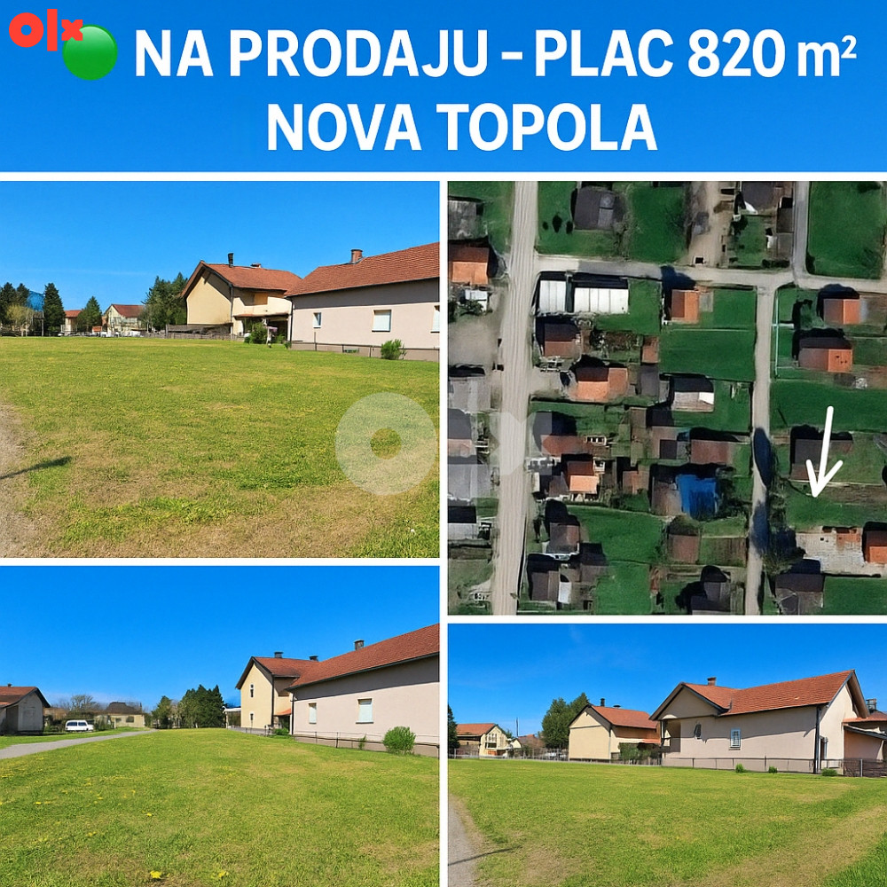 Plac 820m2 Nova Topola 8
