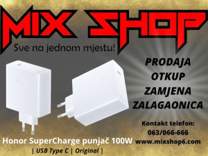 HONOR 100W PUNJAČ ADAPTER Magic 7 V3 70 80 Pro Pura Ultra Huawei