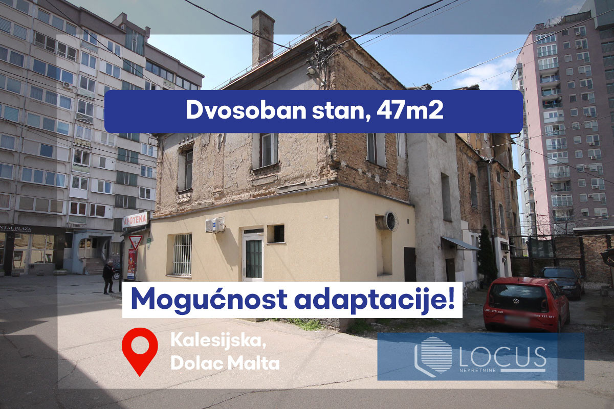 LOCUS: Dvosoban stan, Dolac Malta, Novo Sarajevo