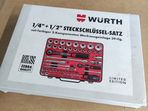 Wurth set gedora 1/2 i 1/4