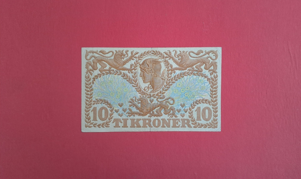 10 kroner 1937 u zlatu   Danska