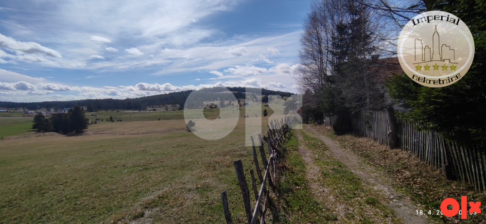 Zemljište Sokolac, 8700m2, Ravna Romanija, ravno, sunčano, 1/1 2