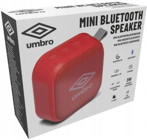 Umbro mini zvučnik - bežični -crveni