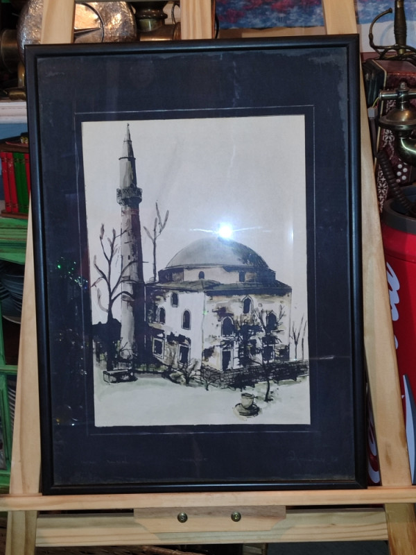 Vintage slika akvarel
