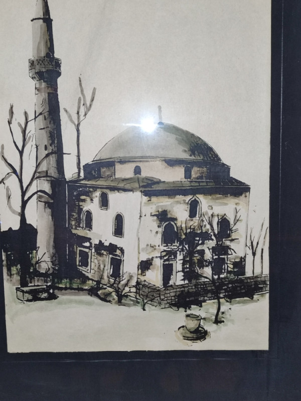 Vintage slika akvarel