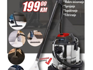 AX-Line Električni usisivač za dubinsko čišćenje MWD211 1200W 20L