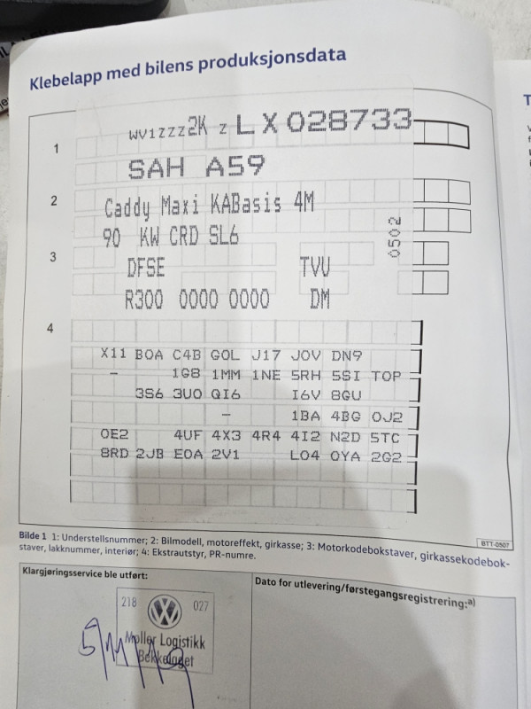 Volkswagen Caddy Maxi 2019 2.0 TDI 4x4 90kW PDV ukljucen