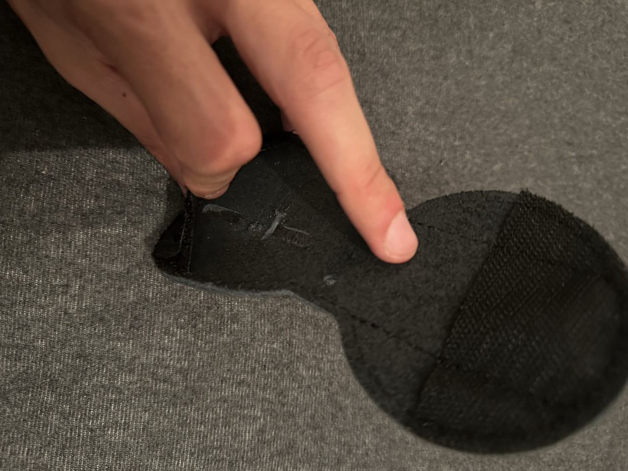 Kožni nosač za značku etui holster