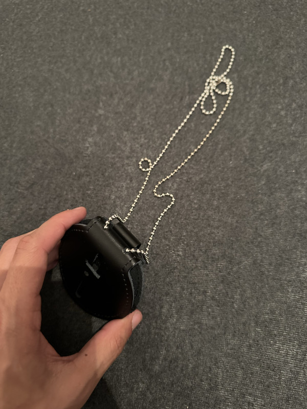 Kožni nosač za značku etui holster