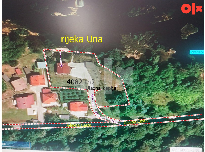 Posjed sa modernom kućom uz rijeku Unu 2