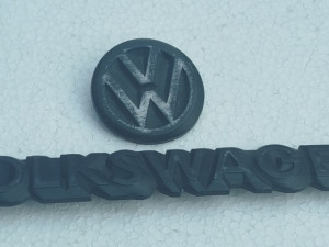 Golf 2 Volkswagen znak i natpis logo zadnja strana