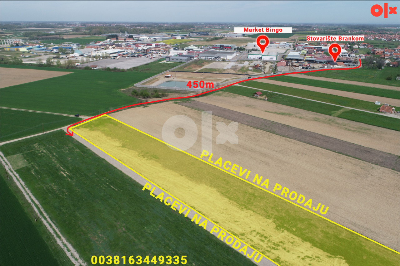 Placevi na prodaju Bijeljina 610m2