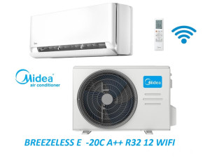 KLIMA INVERTER BREEZELESS E -20C A++ MIDEA 3,5KW WI-FI