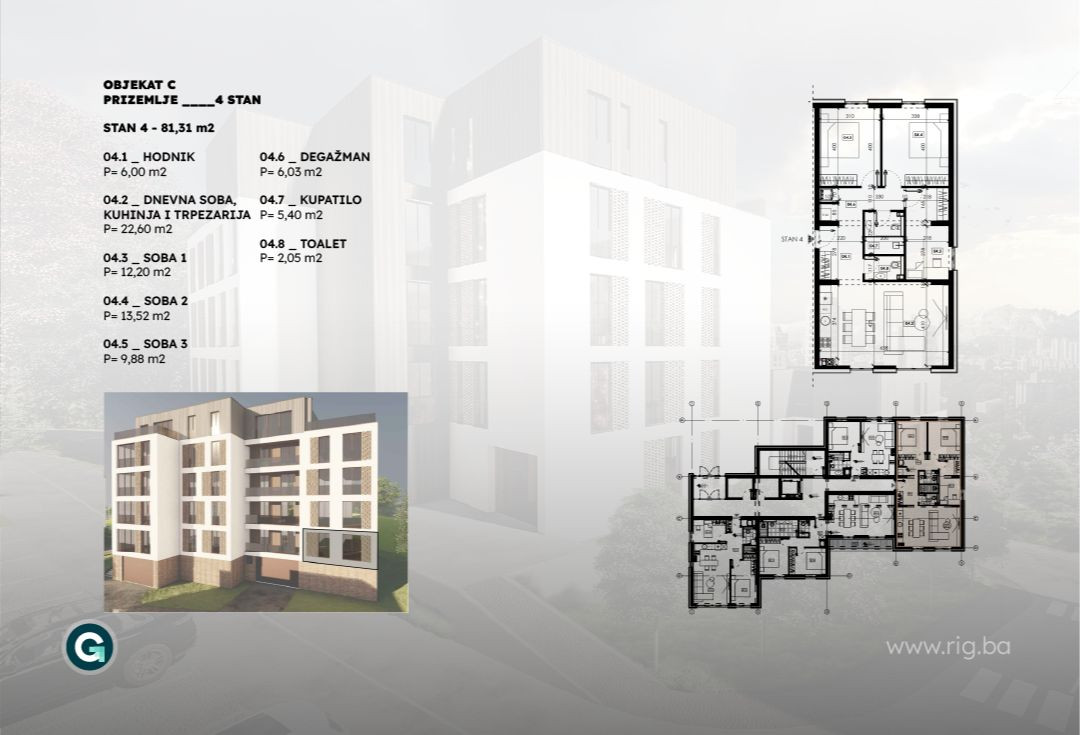 ČETVEROSOBAN STAN / BREKA HILLS RESIDENCE / PRODAJA 10