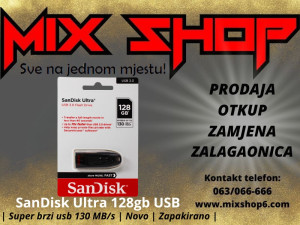 San Disk Ultra 3.0 128GB 130MB/s Super Brzi Flash Drive fast stik