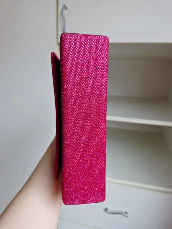 Ženska pink torba sa šljokicama