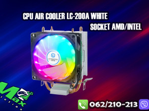 CPU Air Cooler LC-200A White All Socket AMD/INTEL