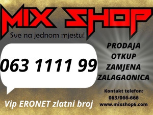 *063-1111-99* ERONET GOLD ZLATNI BROJ TOP VIP BROJEVI