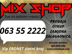 *063-55-2222* ERONET GOLD ZLATNI BROJ TOP VIP BROJEVI Extra br.