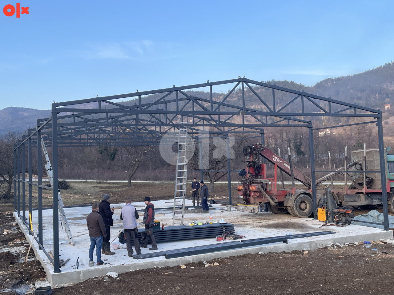Metalna konstrukcija 20x12x4m 2