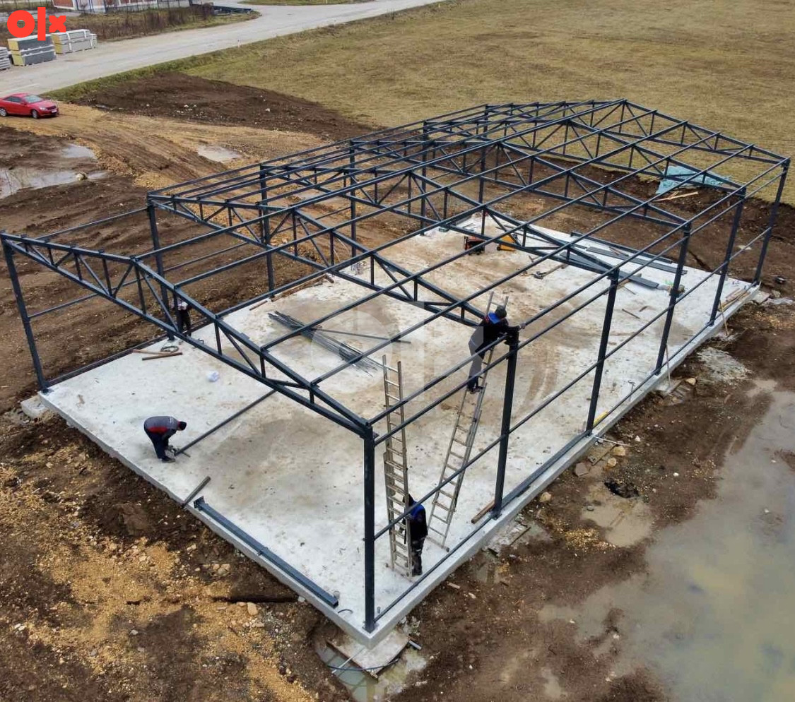 Metalna konstrukcija 20x12x4m 9
