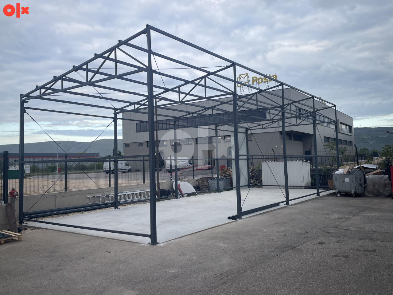 Metalna konstrukcija 16x6x4m