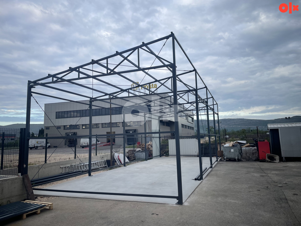 Metalna konstrukcija 16x6x4m 2