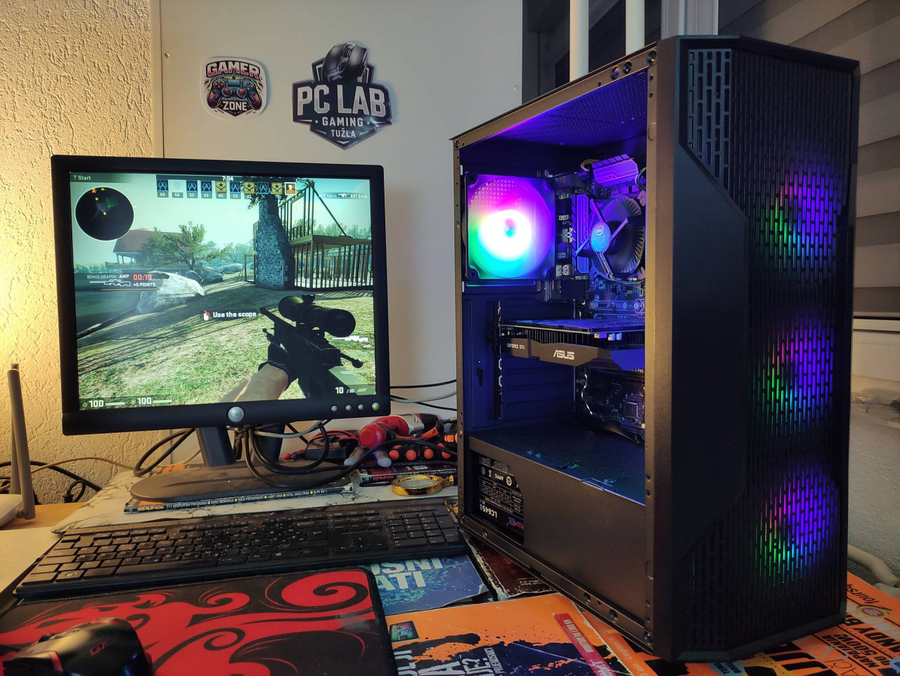 COUGAR MSI i5 6600 32GB GTX 1050 Ti OC SSHDD 2TB