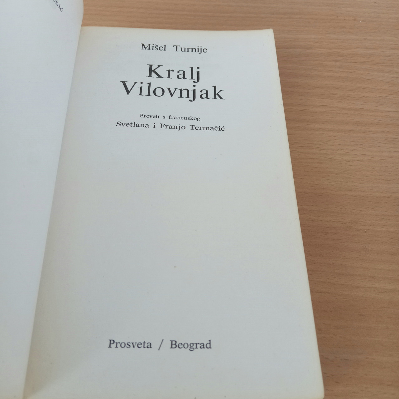 Knjige, knjiga KRALJ VILOVNJAK - Mišel Turnije