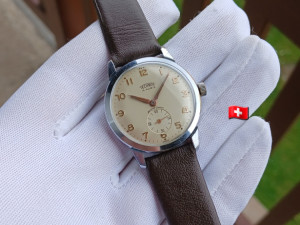 TECHNOS SWISS 15 RUBIS ~vintage mehanički muški ručni sat