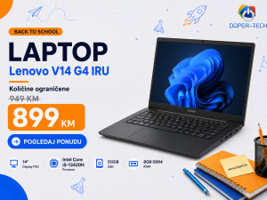 Laptop Lenovo V14 G4 IRU; i5-13420h; 512GB SSD 8GB DDR4 DOPER B2S
