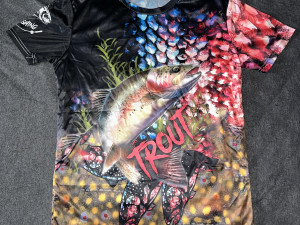 Dres majica za ribolov pastrmka trout