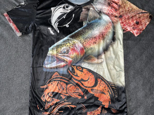 Dres majica za ribolov pastrmka trout