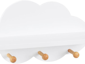 Dječja polica za knjige - bijela KR027ws