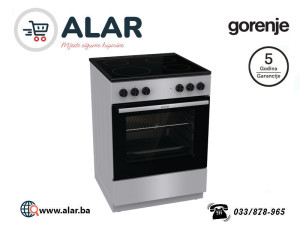 GORENJE šporet električni staklokeramički štednjak 60cm GEC6A11SG
