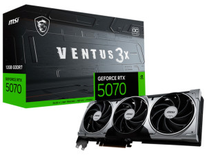 AKCIJA MSI VENTUS 3X OC GeForce RTX 5070 12GB GDDR7