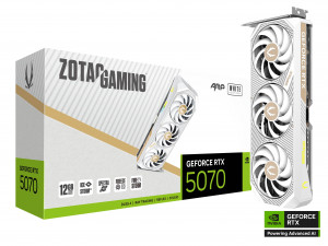 ZOTAC ZT-B50700FQ-10P AMP White RTX 5070 12GB GDDR7