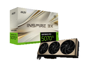 MSI INSPIRE 3X OC PLUS GeForce RTX 5070 Ti 16GB GDDR7
