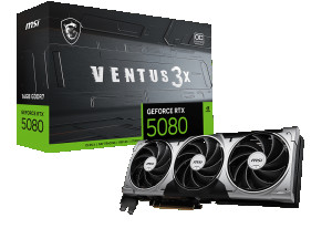 MSI VENTUS 3X OC GeForce RTX 5080 16GB GDDR7