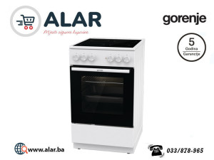 GORENJE šporet električni staklokeramički štednjak 50cm GEC5A11WG
