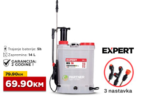 Expert leđna akumulatorska i ručna prskalica BS 16 2u1