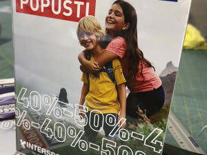 Pleksi stalak A4 Pleksiglasa