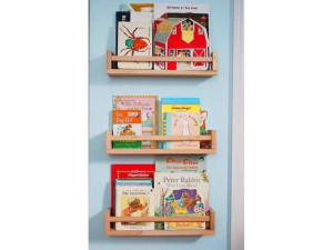 Method Zidna Polica za Dječje Knjige / Boja Bora