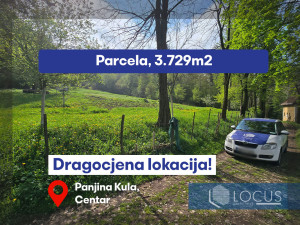 LOCUS: Zemljište površine 3.729m2, Panjina Kula, Centar