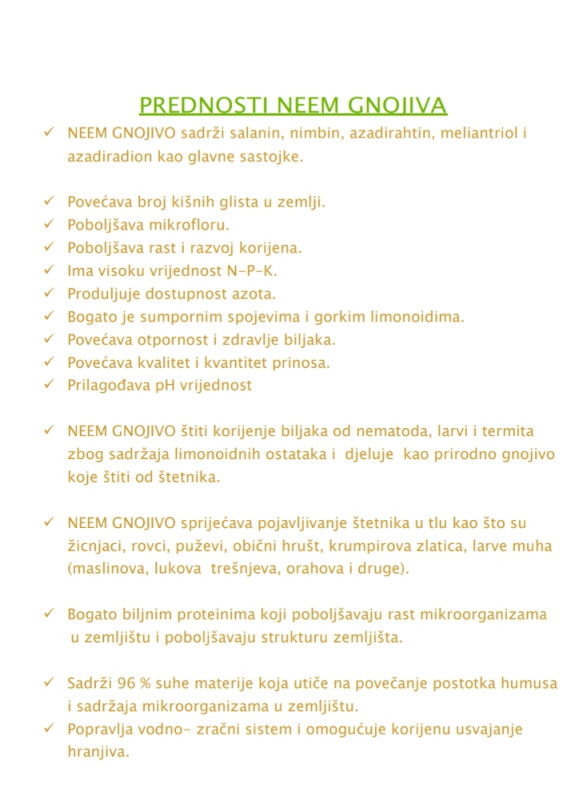 Neem ulje (nim ulje, nimovo ulje) 100ml