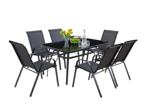 Expert baštenska garnitura SET 6 Valencia sto 150 x 90 x 70 cm i 6 stolica